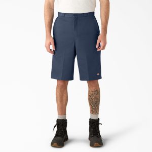Loose Fit Flat Front Work Shorts. 13
