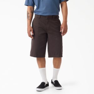 Worn In Loose Work Shorts. 13