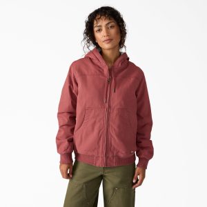 Women's Fleece Lined Duck Canvas Jacket