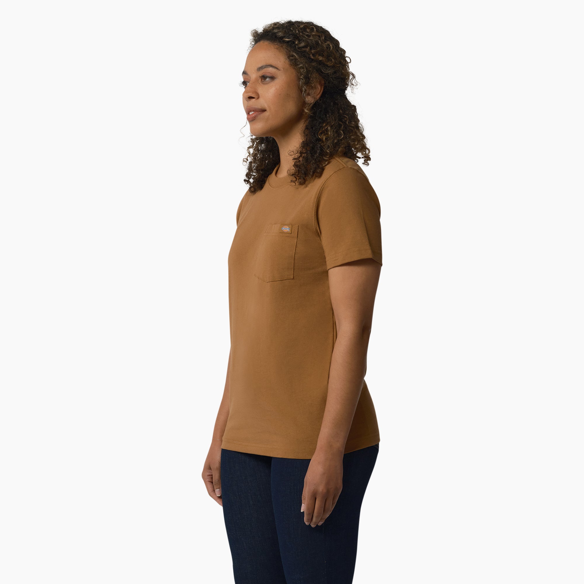 Women's Heavyweight Short Sleeve Pocket T-Shirt - Image 3