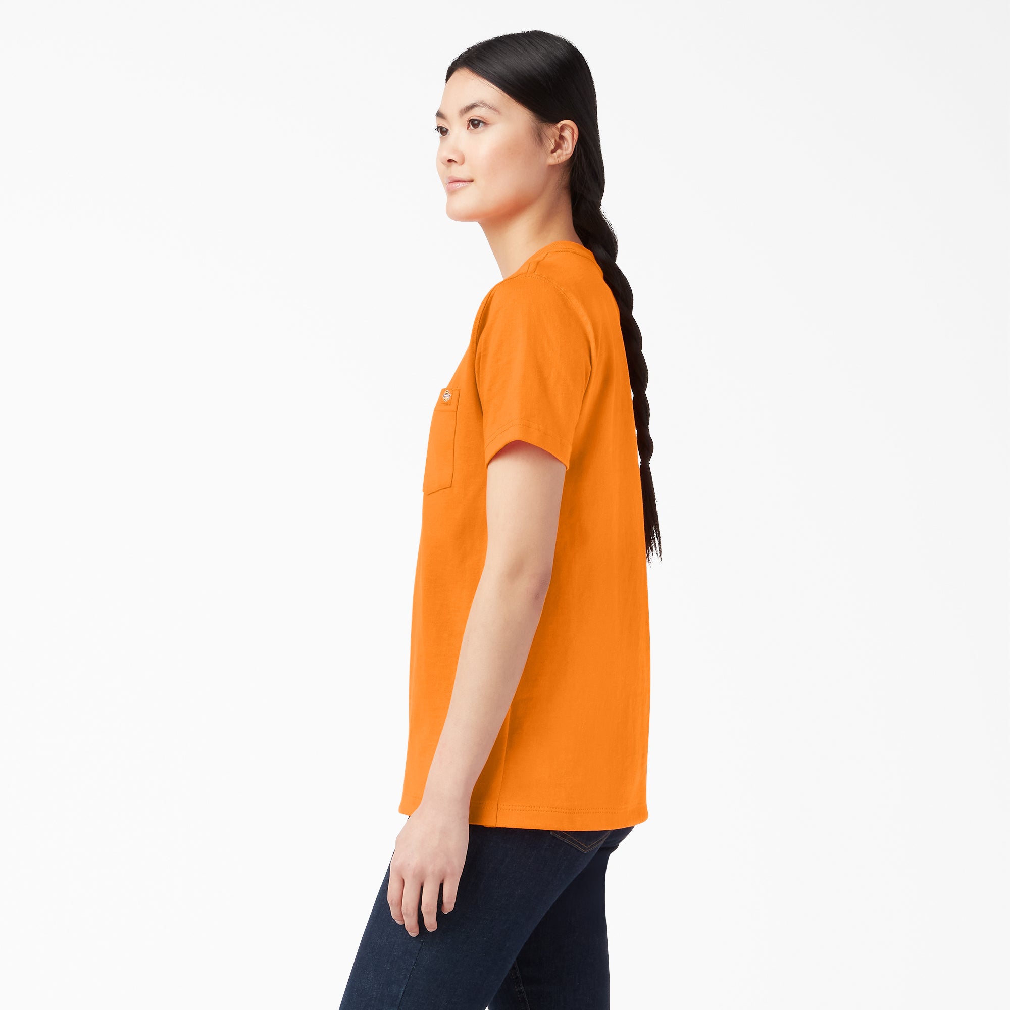 Women's Heavyweight Short Sleeve Pocket T-Shirt - Image 3