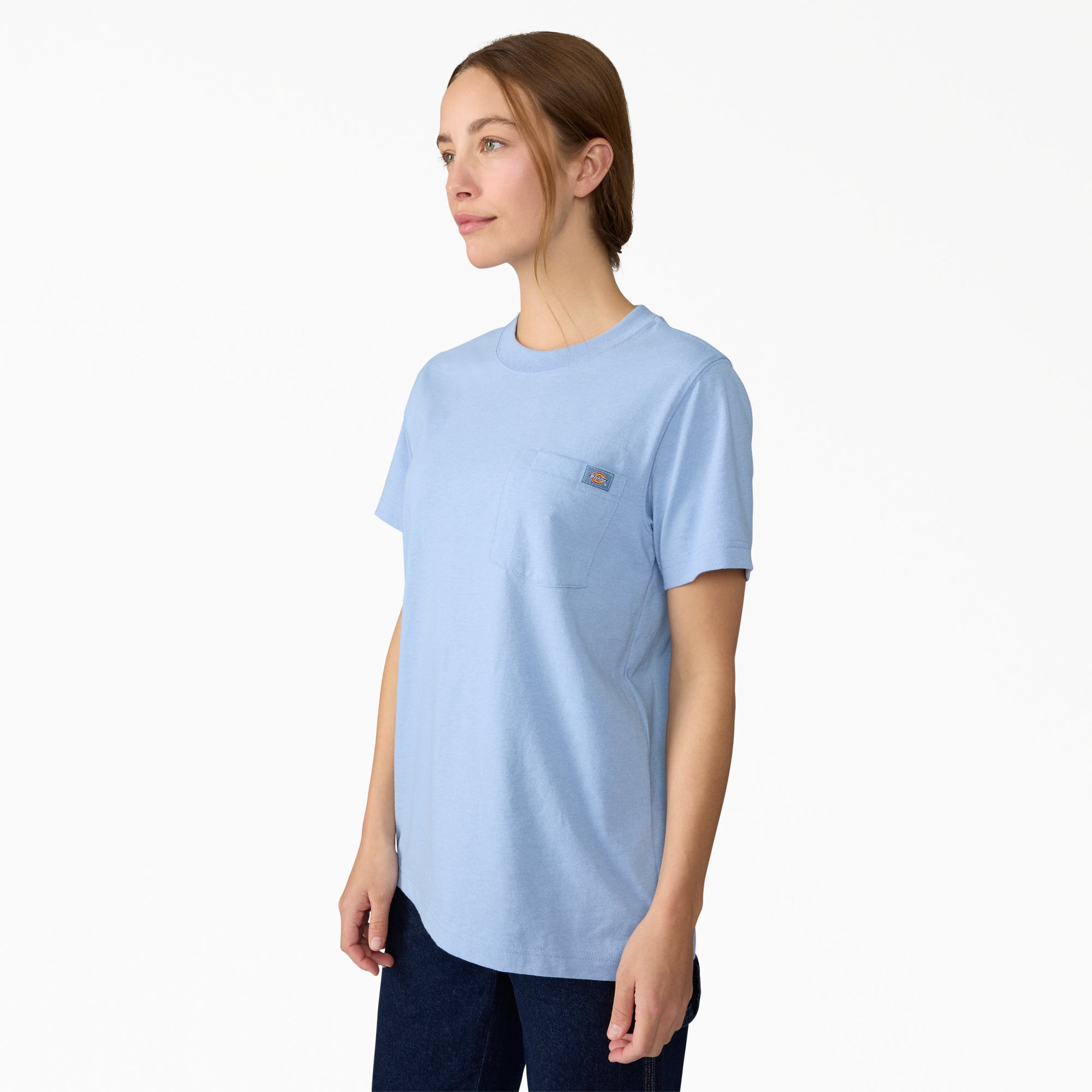 Women's Heavyweight Short Sleeve Pocket T-Shirt - Image 3