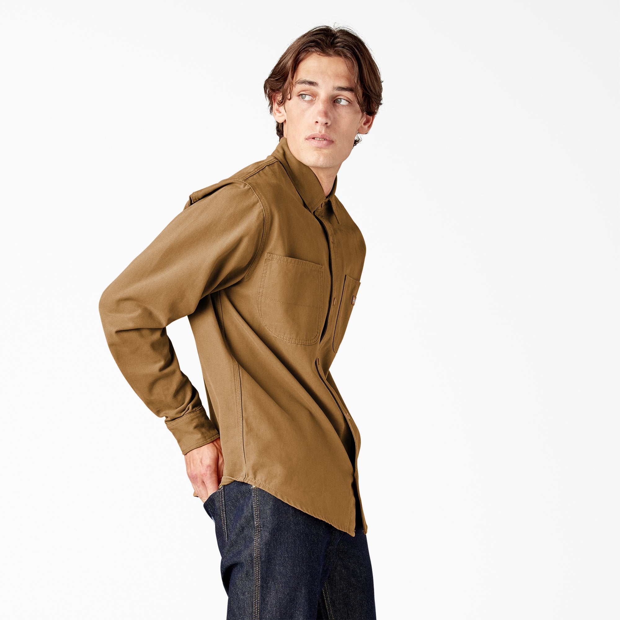 Duck Canvas Long Sleeve Utility Shirt - Image 4
