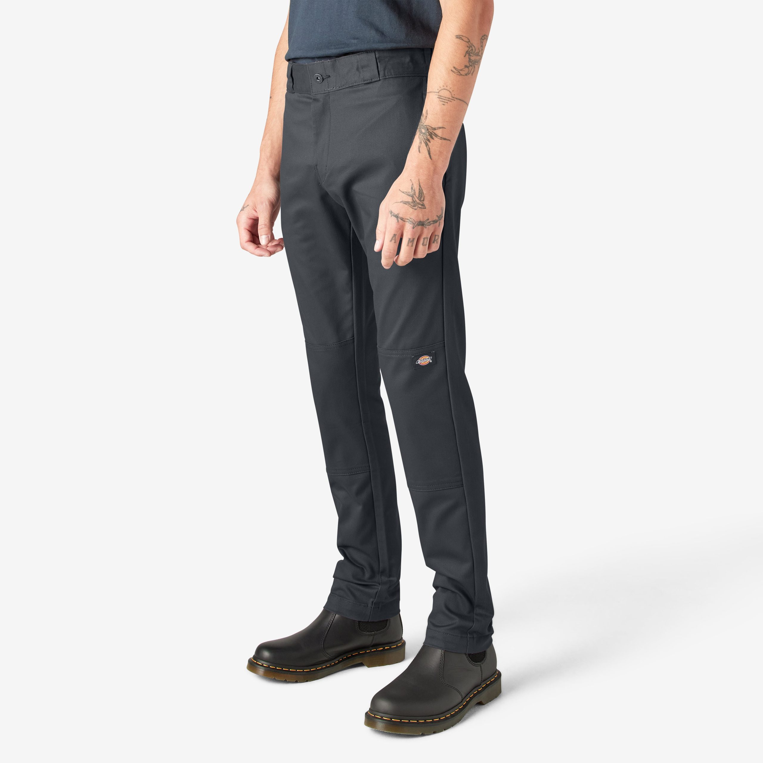 FLEX Skinny Fit Double Knee Work Pants - Image 3