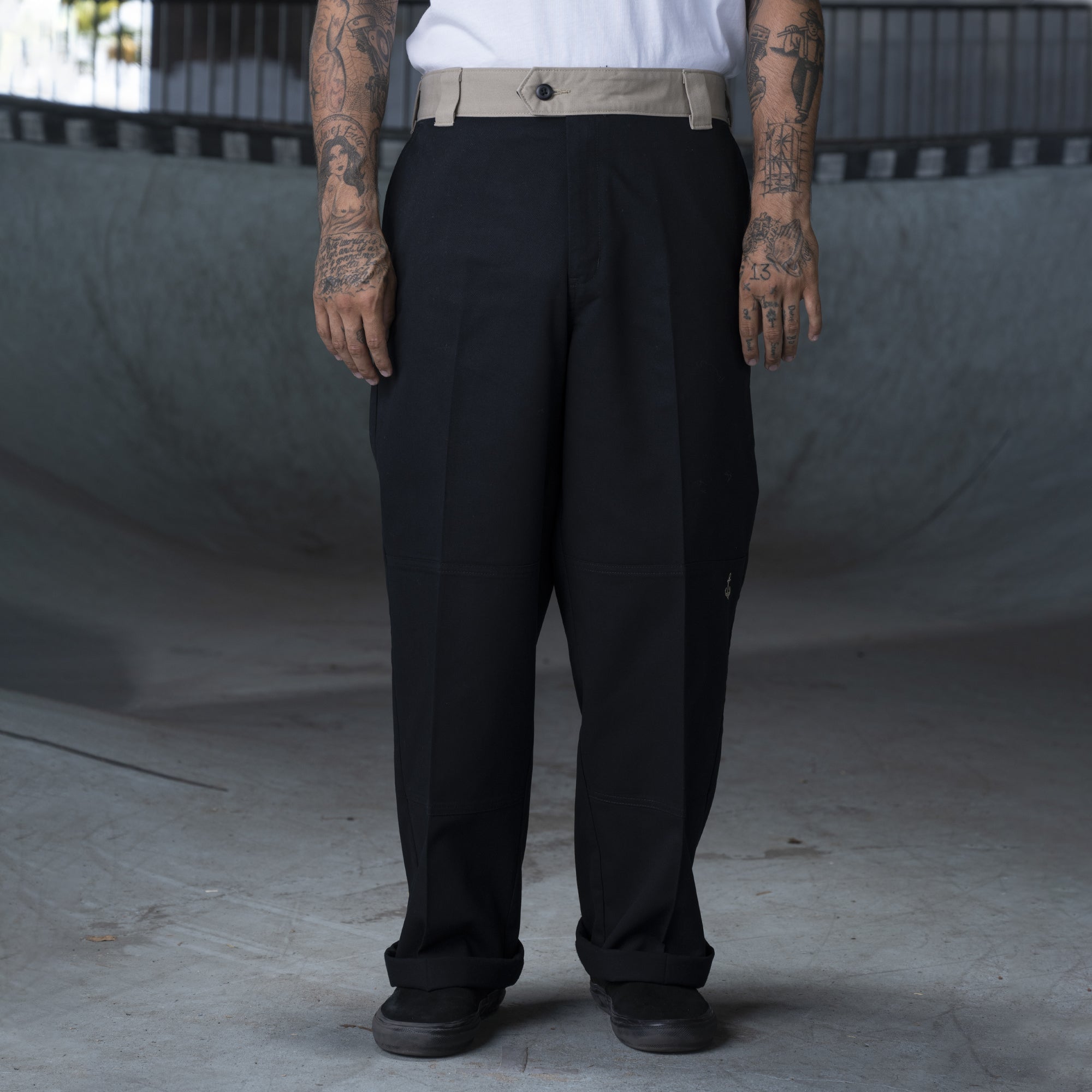Ronnie Sandoval Loose Fit Double Knee Pants
