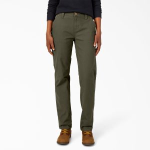 Women's FLEX Relaxed Straight Fit Duck Carpenter Pants