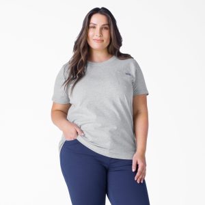Women's Plus Heavyweight Short Sleeve Pocket T-Shirt