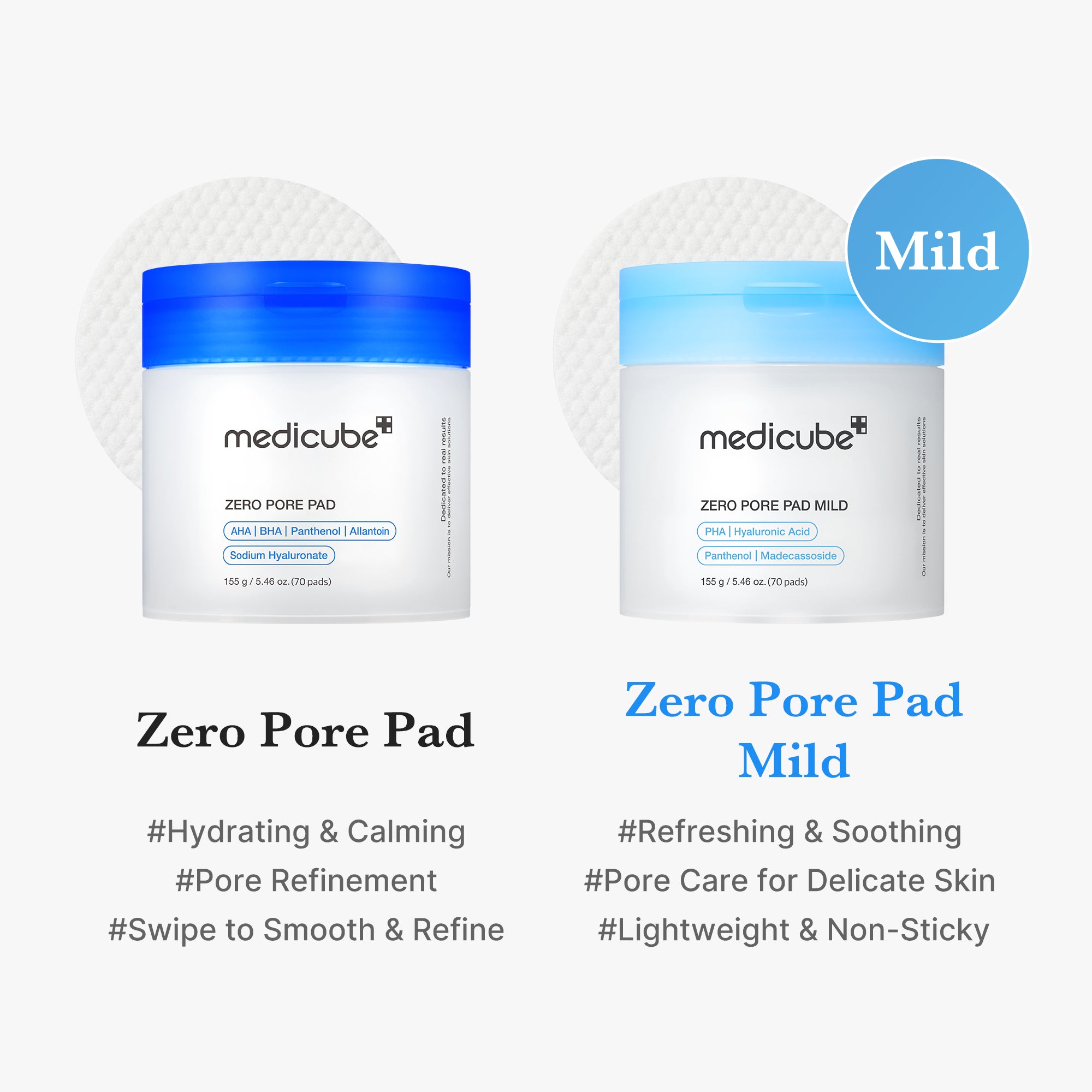 Zero Pore Madecassoside Pads (Mild) - Image 3